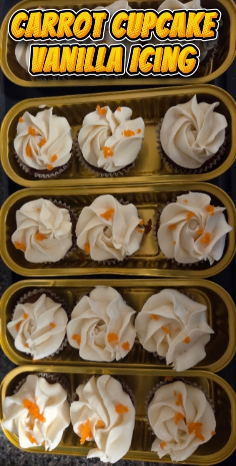 Carrot City cupcake